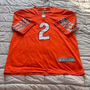 Nike Chicago Bears DJ Moore Orange Sports Jersey